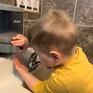 Toddler Washing Hands